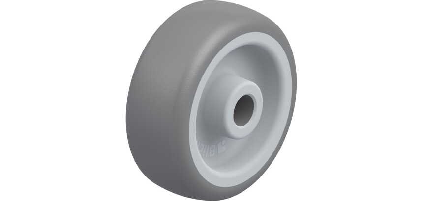 BLICKLE - Roue Ø 50mm bandage caoutchouc TPE 50kg - TPA 50/8G