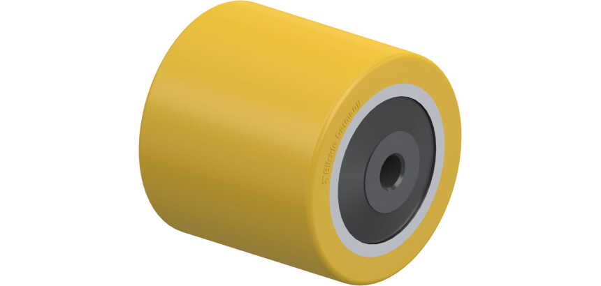 BLICKLE - Galet de transpalettes Ø 85mm bandage polyuréthane PU 770kg - HTHW 85x80/12-85K