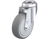 BLICKLE - Roulette pivotante Ø 100mm bandage caoutchouc TPE 110kg - LKRA-TPA 101KF