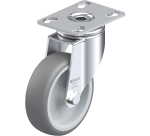 BLICKLE - Roulette pivotante Ø 100mm bandage caoutchouc TPE 110kg - LKPA-TPA 101G