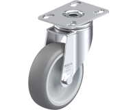 BLICKLE - Roulette pivotante Ø 100mm bandage caoutchouc TPE 110kg - LKPA-TPA 101G