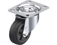 BLICKLE - Roulette pivotante Ø 80mm bandage caoutchouc SBR 50kg - LE-VPP 80R