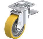 BLICKLE - Roulette pivotante à frein Ø 150mm bandage polyuréthane PU 800kg - LH-GTH 150K-ST