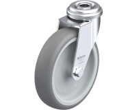BLICKLE - Roulette pivotante Ø 100mm bandage caoutchouc TPE 70kg - LRA-TPA 100G