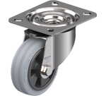 BLICKLE - Roulette pivotante Ø 80mm bandage caoutchouc SBR 50kg - LEX-VPP 80XR-SG