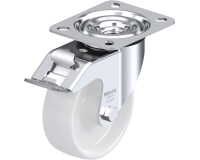 BLICKLE - Roulette pivotante à frein Ø 100mm bandage polypropylène PP 150kg - LE-PPN 100G-FI