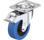 BLICKLE - Roulette pivotante à frein Ø 100mm bandage caoutchouc NR 150kg - LE-POEV 100R-FI-SB
