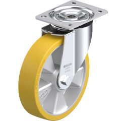 BLICKLE - Roulette pivotante Ø 200mm bandage polyuréthane PU 400kg - L-ALTH 200K