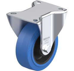 BLICKLE - Roulette fixe Ø 100mm bandage caoutchouc NR 200kg - B-POEV 100R-SB