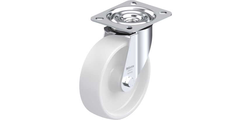 BLICKLE - Roulette pivotante Ø 125mm bandage polyamide PA 6.6 150kg - LE-PO 125R