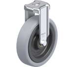 BLICKLE - Roulette fixe Ø 125mm bandage caoutchouc SBR 120kg - BKRA-VPA 126K