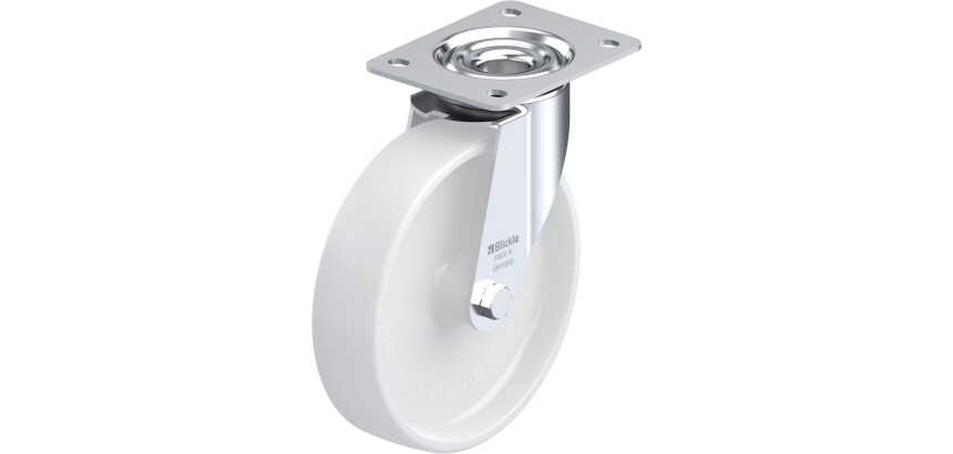 BLICKLE - Roulette pivotante Ø 200mm bandage polyamide PA 6.6 300kg - LE-PO 200G