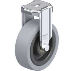 BLICKLE - Roulette fixe Ø 100mm bandage caoutchouc SBR 110kg - BKRA-VPA 101K