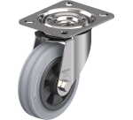 BLICKLE - Roulette pivotante Ø 100mm bandage caoutchouc SBR 70kg - LEX-VPP 100XR-SG