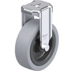 BLICKLE - Roulette fixe Ø 100mm bandage caoutchouc SBR 110kg - BKRA-VPA 101G