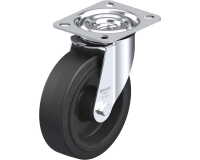 BLICKLE - Roulette pivotante Ø 125mm bandage caoutchouc NR 150kg - LE-POEV 125R