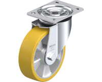 BLICKLE - Roulette pivotante Ø 160mm bandage polyuréthane PU 400kg - L-ALTH 160K