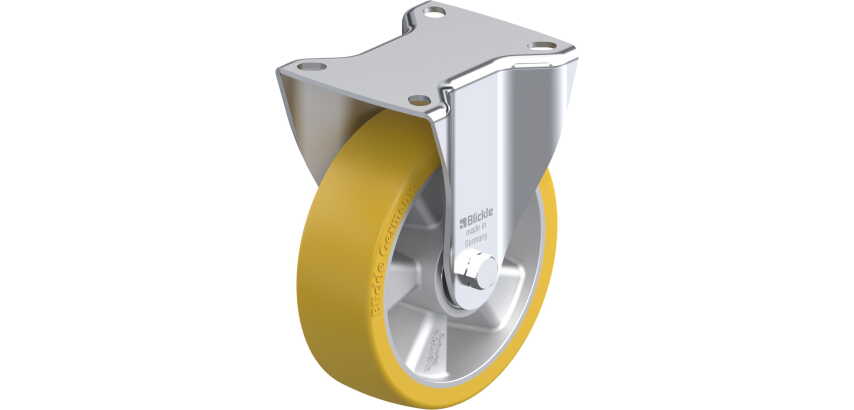 BLICKLE - Roulette fixe Ø 125mm bandage polyuréthane PU 250kg - B-ALTH 125K