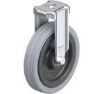 BLICKLE - Roulette fixe Ø 125mm bandage caoutchouc SBR 100kg - BKRA-VPA 125K
