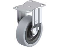 BLICKLE - Roulette fixe Ø 100mm bandage caoutchouc SBR 110kg - BKPA-VPA 101K