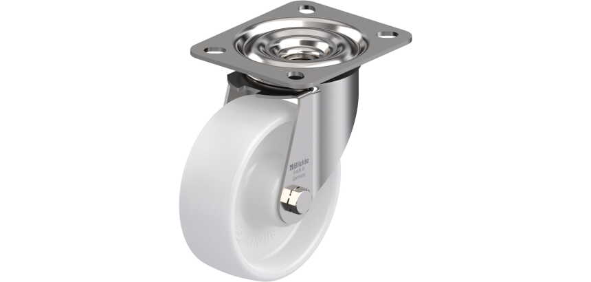 BLICKLE - Roulette pivotante Ø 100mm bandage polyamide PA 6.6 150kg - LEX-PO 100XR
