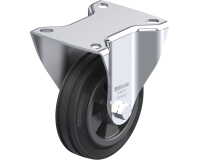 BLICKLE - Roulette fixe Ø 100mm bandage caoutchouc SBR 70kg - B-VPP 100R