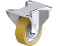 BLICKLE - Roulette fixe Ø 80mm bandage polyuréthane PU 200kg - B-ALTH 80K