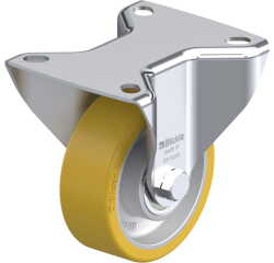 BLICKLE - Roulette fixe Ø 80mm bandage polyuréthane PU 200kg - B-ALTH 80K