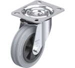 BLICKLE - Roulette pivotante Ø 100mm bandage caoutchouc SBR 70kg - LE-VPP 100G-SG