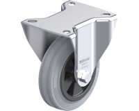 BLICKLE - Roulette fixe Ø 100mm bandage caoutchouc SBR 70kg - B-VPP 100G-SG