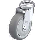 BLICKLE - Roulette pivotante Ø 75mm bandage caoutchouc TPE 75kg - LRA-TPA 75KF