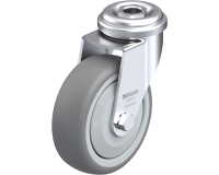 BLICKLE - Roulette pivotante Ø 75mm bandage caoutchouc TPE 75kg - LRA-TPA 75KF