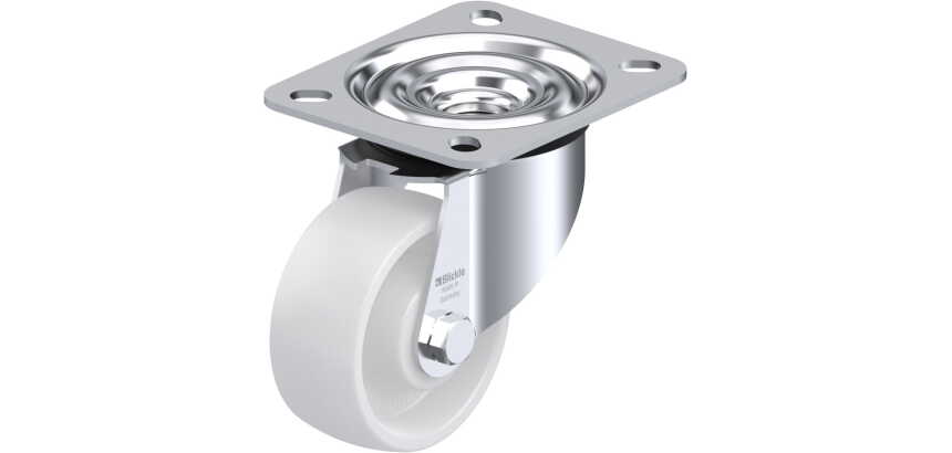 BLICKLE - Roulette pivotante Ø 75mm bandage polyamide PA 6.6 150kg - LE-PO 75R
