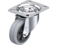 BLICKLE - Roulette pivotante Ø 80mm bandage caoutchouc SBR 50kg - LE-VPP 80G-SG