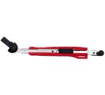 Cutter pro, lame: 9 mm, avec clip, rouge/noir