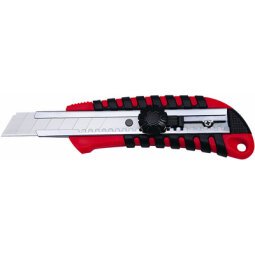 Cutter pro lemmet 18 mm rood/zwart