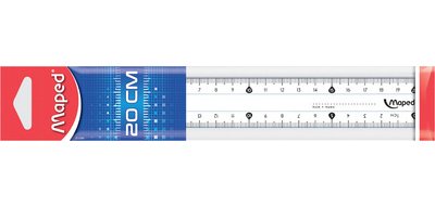 Règle plate Start 146, 200 mm, en plastique