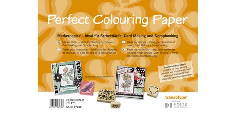 Papier A4 pour marqueurs, 250g/m2, 10 feuilles