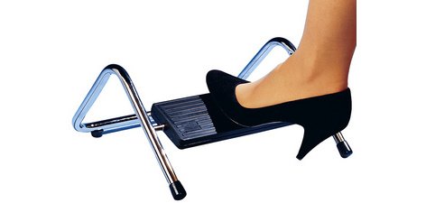 Repose-pieds Trittboy, nickelé