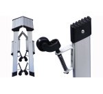 Escabeau, en aluminium, capacité: 150 kg, 2 x 2 marches