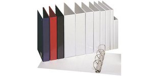 Classeur personnalisable Essentails, A4, blanc - Dos 85mm