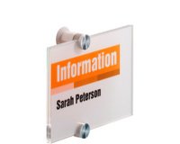 Plaque de porte Durable Crystal Sign 4823 210x148mm