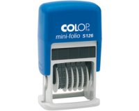 Tampon numéroteur Mini Dateur S126, 6 positions
