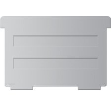 Planchette de séparation 'the admin', A5 paysage