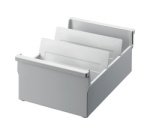 Bac à fiches 'the admin' A6 paysage, gris lumière