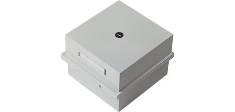 Boîte à fiches 'the admin' A6 paysage, gris lumière