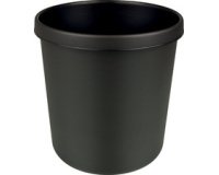 Corbeille à papier 'the firefighter', 12 L, noir