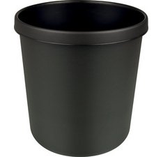 Corbeille à papier 'the firefighter', 18 L, noir