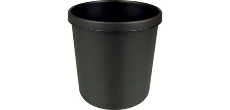 Corbeille à papier 'the firefighter', 12 L, noir