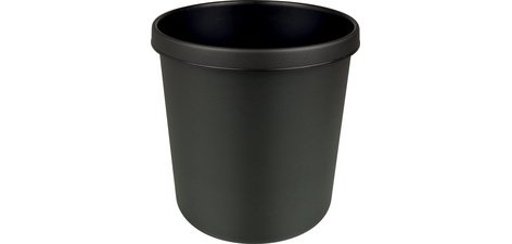 Corbeille à papier 'the firefighter', 18 L, noir
